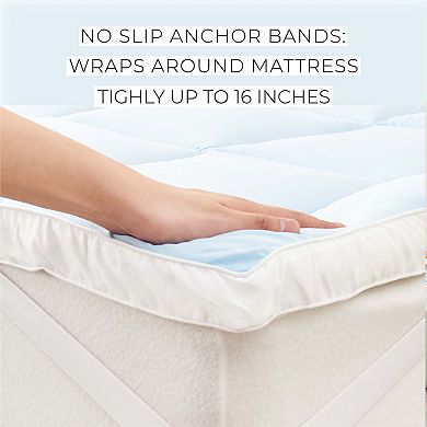 Cooling Ultra Loft Down Alternative Mattress Pad Topper