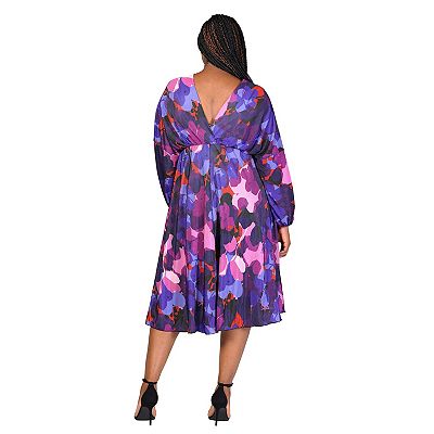 purple empire waist dress Petite Buy Magenta Yarn Self Esteem Juniors' Textured Smocked-Back