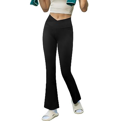 Women's Cupshe V-Waist Flared Yoga Pants