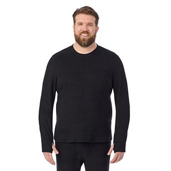 Big & Tall Cuddl Duds® Midweight Fleecewear Performance Base Layer Crew Top