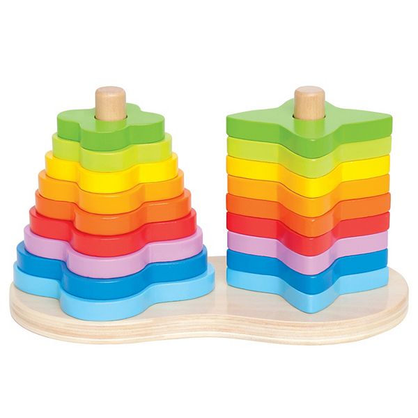 Hape Wooden Rainbow Stacker