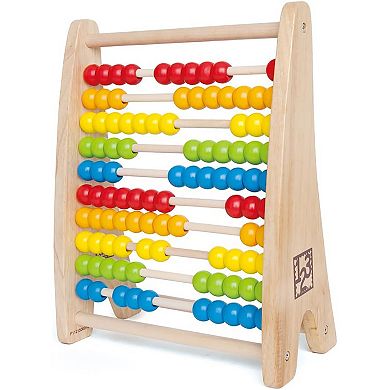 Hape: Rainbow Bead Abacus Colorful Wooden Counting Toy