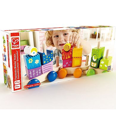 Hape: Fantasia Blocks Train Wooden Sorting & Stacking Toy