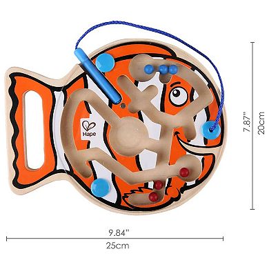 Hape: Go-Fish-Go Wooden Magnetic Wand Bead Maze