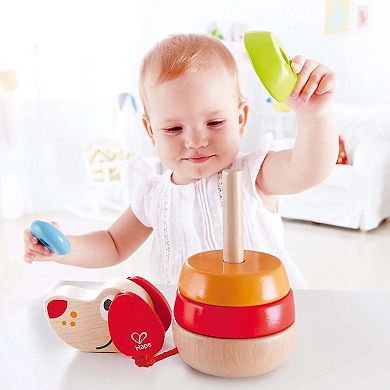Hape: Pepe Sound Stacker 6-pc. Wooden Puppy Toy