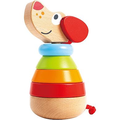 Hape: Pepe Sound Stacker 6-pc. Wooden Puppy Toy