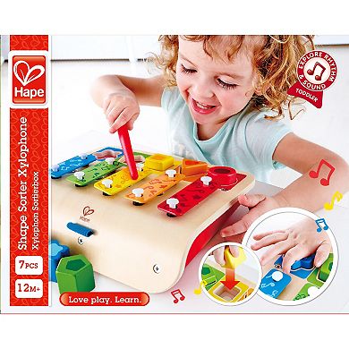 Hape: Shape Sorter Xylophone Wooden Multifunctional Instrument Toy