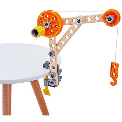 Hape: Junior Inventor: Three Experiment Kit 36-pc. Wooden Building Toy Set