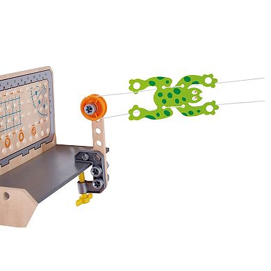 Hape: Junior Inventor: Three Experiment Kit 36-pc. Wooden Building Toy Set