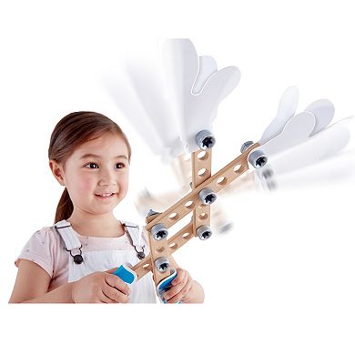 Hape: Junior Inventor: Three Experiment Kit 36-pc. Wooden Building Toy Set