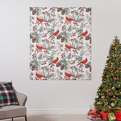 Greenland Home Fashions Cardinal Plaid Throw
