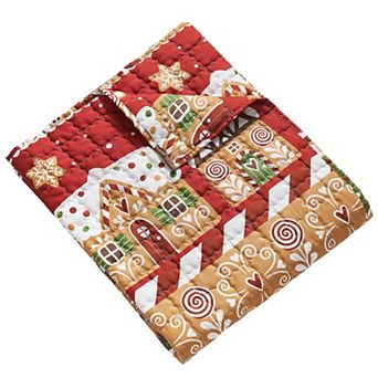 Greenland Home Fashions Gingerbread Lane Throw