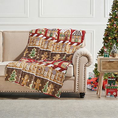 Greenland Home Fashions Gingerbread Lane Throw