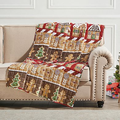 Greenland Home Fashions Gingerbread Lane Throw