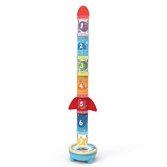 Hape: Rocket Ball Air Stacker Sorting & Construction Stacking Toy
