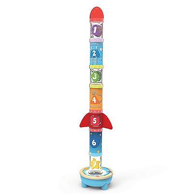 Hape Rocket Ball Air Stacker Sorting Construction Stacking Toy