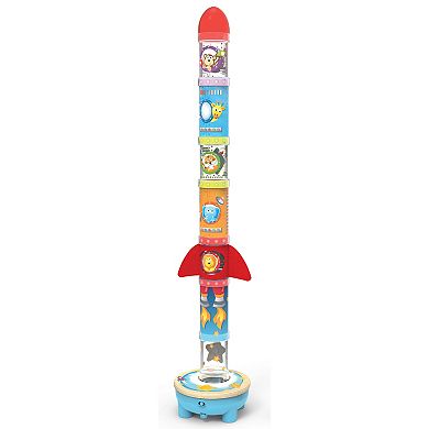 Hape: Rocket Ball Air Stacker Sorting & Construction Stacking Toy