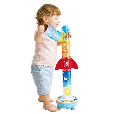 Hape: Rocket Ball Air Stacker Sorting & Construction Stacking Toy