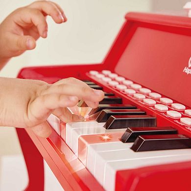 Hape: Learn With Lights Piano & Stool Wooden Electric Musical Toy