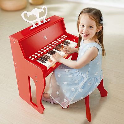 Hape red piano sales