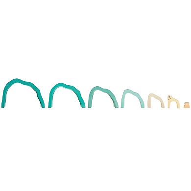 Hape: Arctic Polar Bear Stacking Blocks Wooden Nesting Toy