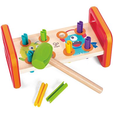 Hape: Monster Match 'n' Smash Hammer Bench Wooden Toy