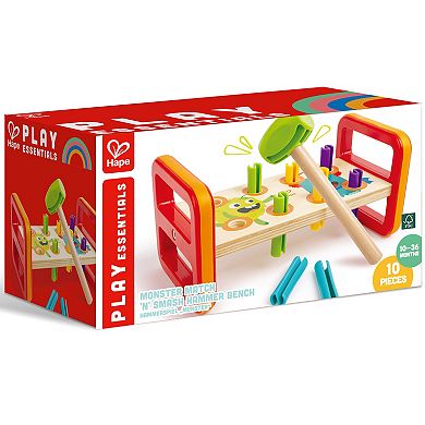 Hape: Monster Match 'n' Smash Hammer Bench Wooden Toy