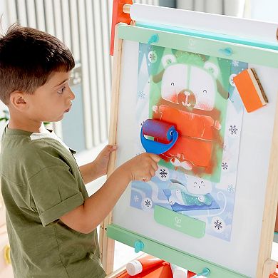 Hape: Sponge Painting Fun 24-pc. 6 Activities Art Set