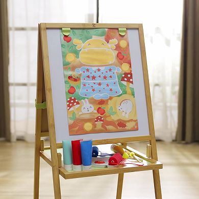 Hape: Sponge Painting Fun 24-pc. 6 Activities Art Set