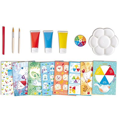 Hape: Color Mix Painting 24-pc. Activity Art Kit