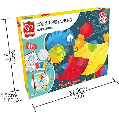 Hape: Color Mix Painting 24-pc. Activity Art Kit