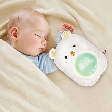 Hape: My Music Pal Huggy Bobo White Plush Bear Animal Sound Machine