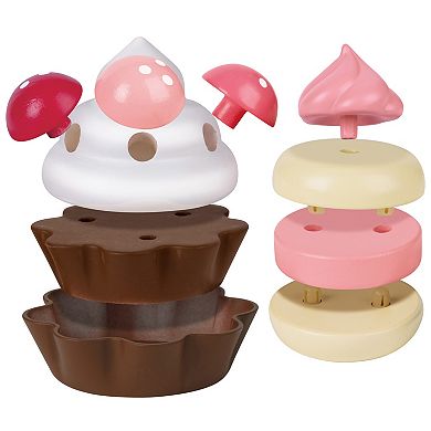 Hape: Strawberry Dessert Set - Pink Cute Food Baking Pretend Playset