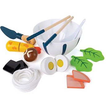 Hape: Slurp-Slurp Udon Set 11 pc Wooden Food Kitchen Pretend Playset