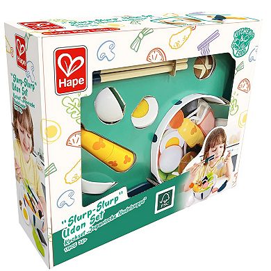Hape: Slurp-Slurp Udon Set 11-pc. Wooden Food Kitchen Pretend Playset