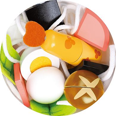 Hape: Slurp-Slurp Udon Set 11-pc. Wooden Food Kitchen Pretend Playset