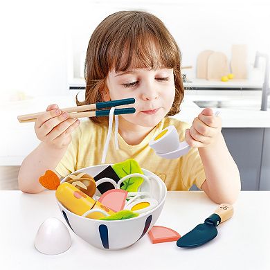 Hape: Slurp-Slurp Udon Set 11-pc. Wooden Food Kitchen Pretend Playset