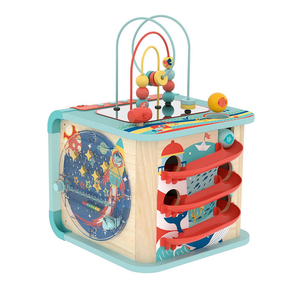 Hape: Explore & Learn Magic Cube 5 Unique Play Modes & Themes Musical ...