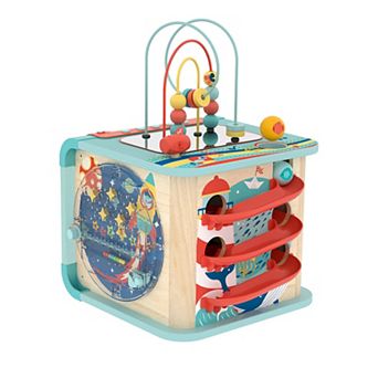 Hape: Explore & Learn Magic Cube 5 Unique Play Modes & Themes Musical Learning Activity Toy