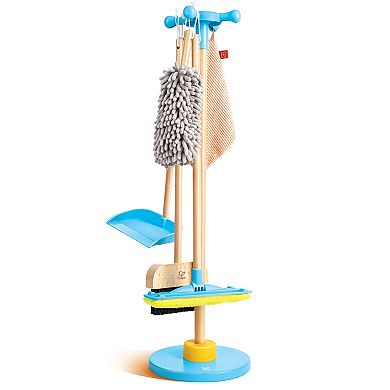 Hape: Clean Up Broom Set 6-pc. Wooden Cleaning Toy Playset