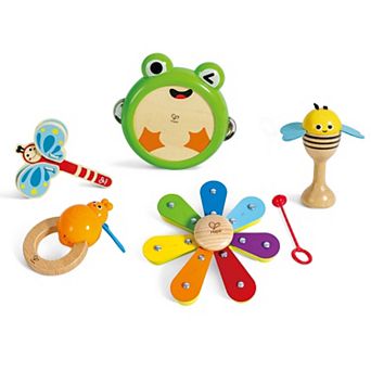 Hape: Nature Band Rhythm Kit 5 pc Music Instrument Toy Set