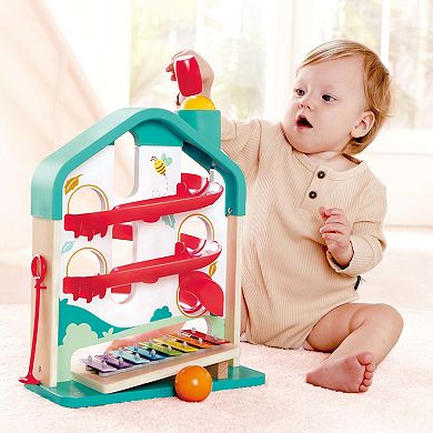Hape: Melody Mansion Ball Run Colorful Wooden Toy