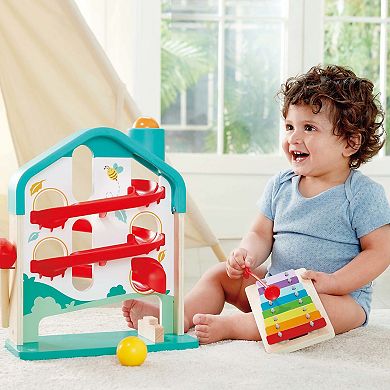 Hape: Melody Mansion Ball Run Colorful Wooden Toy