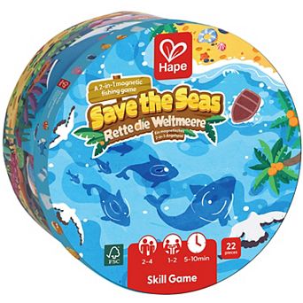 Hape: Save the Seas - 2-In-1 Magnetic Fishing Game
