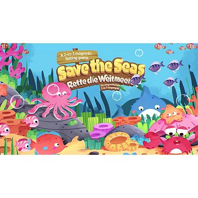 Hape: Save the Seas - 2-In-1 Magnetic Fishing Game