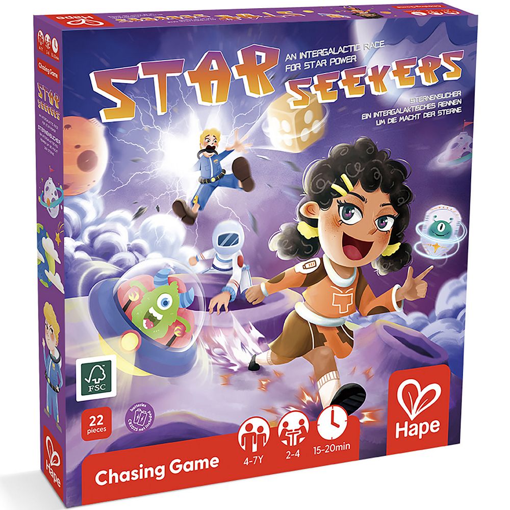 Hape: Star Seekers Chasing Board Game