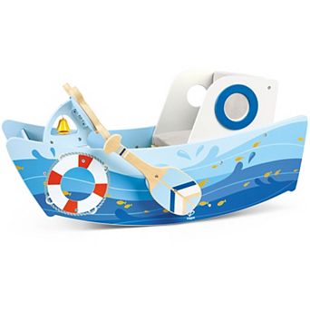 Hape: Captains Rocking Boat Wooden Ride-On Seat Chair Rocker