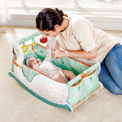 Hape: 2-in-1 Baby Gym and Rocking Swan Chair