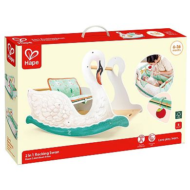 Hape: 2-in-1 Baby Gym and Rocking Swan Chair