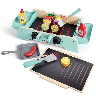 Hape: Sizzling Griddle & Grill BBQ Wooden Food Playset